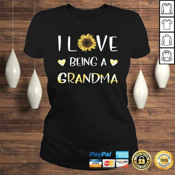 I Love Being A Grandma Sunflower Shirt