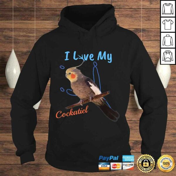 I Love My Cockatiel Best Bird Lover Talon PrinShirt!