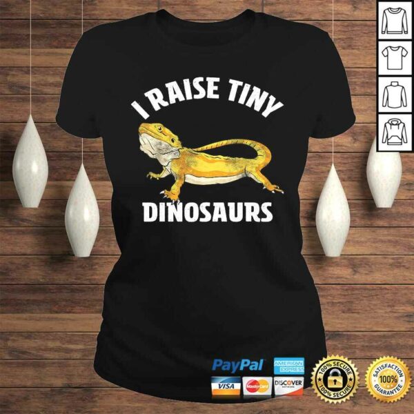 I Raise Tiny Dinosaurs Bearded Dragon Mom Dad Kids Shirt