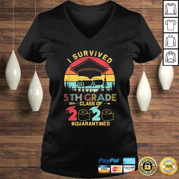 I Survived 5th Grade Quarantine Class Of 2020 Graduation Shirt