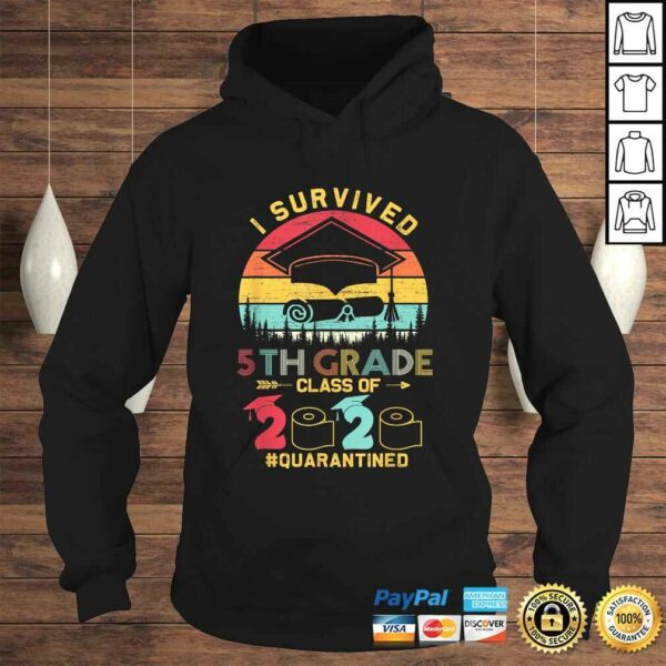 I Survived 5th Grade Quarantine Class Of 2020 Graduation Shirt