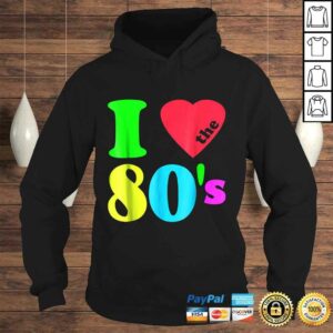 I love The 80S Shirt 80s 90s costume Party Tee 4