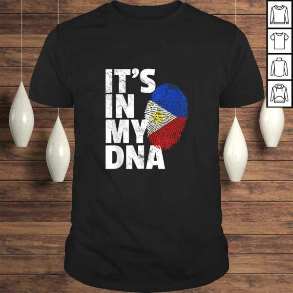 IT’S IN MY DNA Filipino Flag Philippines Pride Mens Womens Gift TShirt