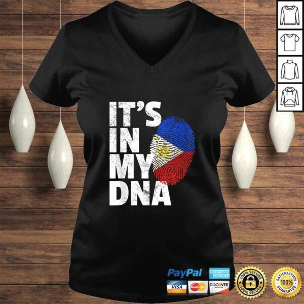 IT’S IN MY DNA Filipino Flag Philippines Pride Mens Womens Gift TShirt