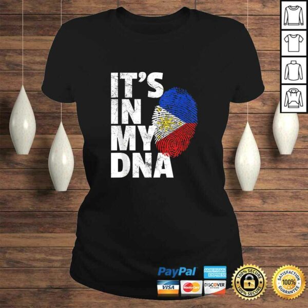 IT’S IN MY DNA Filipino Flag Philippines Pride Mens Womens Gift TShirt