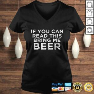 If You Can Read This Bring Me Beer Vintage Gift TShirt