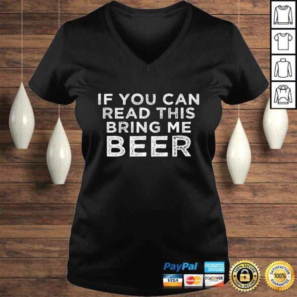 If You Can Read This Bring Me Beer Vintage Gift TShirt