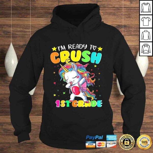 I’m Ready To Crush 1st Grade Shirt Dabbing Unicorn Kids