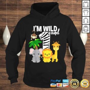 I'm Wild and 1 Zoo Theme Birthday Shirt Safari Jungle Animal 3 Im Wild and 1 Zoo Theme Birthday Shirt Safari Jungle Animal 4