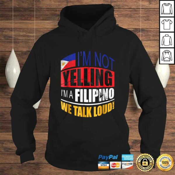 Im not yelling Im A Filipino Shirt Philippines Shirt Gift