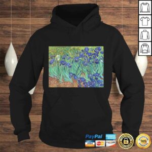 Irises Vincent van Gogh PostImpressionism Art Painting Tee Shirt 3 Irises Vincent van Gogh PostImpressionism Art Painting Tee Shirt 4