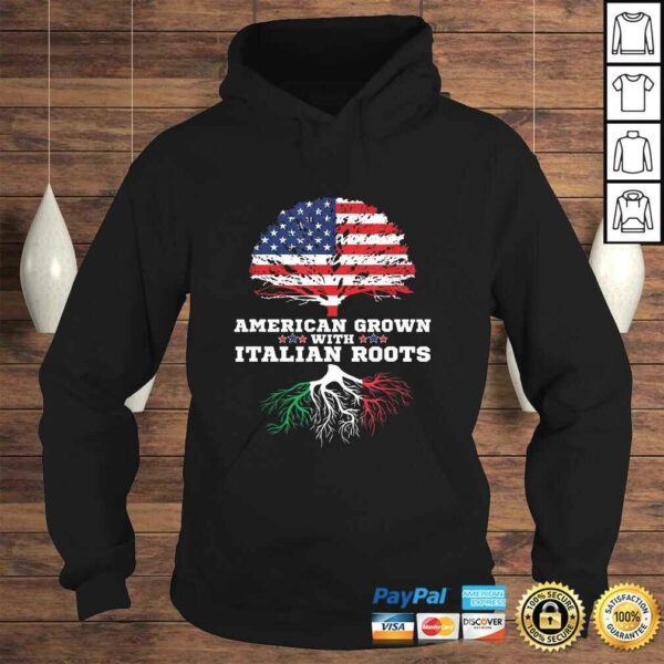 Italy Roots Gift American Grown Italian Roots Italia Tee T-Shirt