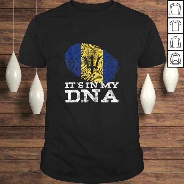 It’s In My DNA Barbados Cool Barbadian Gifts Afro Bajan Flag Shirt