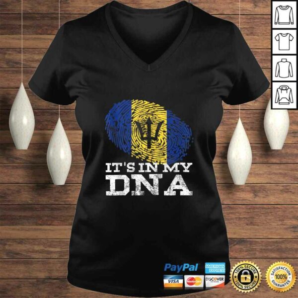 It’s In My DNA Barbados Cool Barbadian Gifts Afro Bajan Flag Shirt