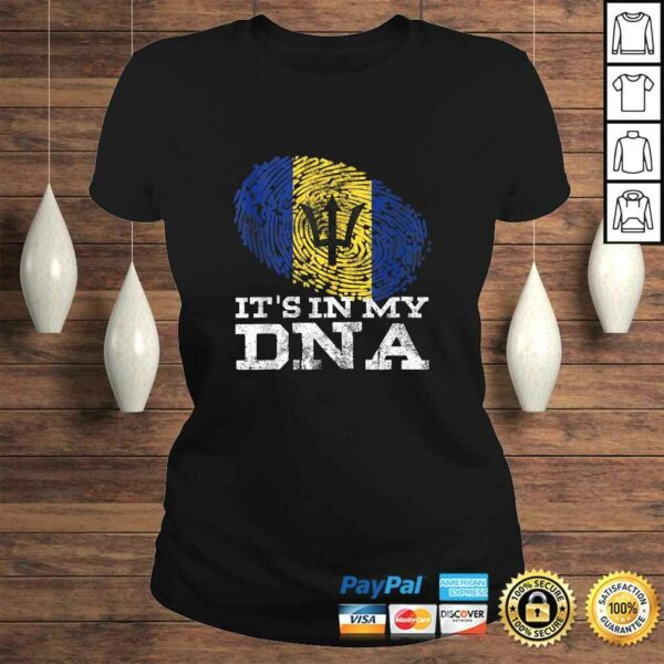 It’s In My DNA Barbados Cool Barbadian Gifts Afro Bajan Flag Shirt