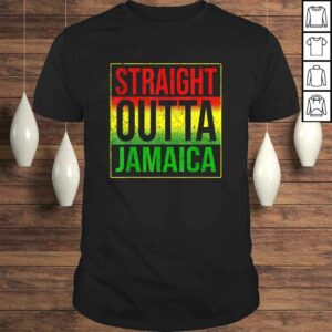 Jamaica Straight Outta Jamaica Rasta TShirt Jamaica Straight Outta Jamaica Rasta TShirt