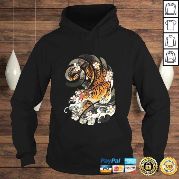 Japanese Tattoo Style Tiger Traditional & Shirt Design