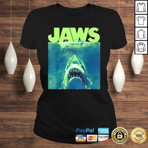 Jaws Surfacing Neon Poster Logo Shirt