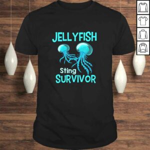 Jellyfish Sting Survivor Funny Sarcastic Injury TShirt Jellyfish Sting Survivor Funny Sarcastic Injury TShirt