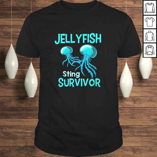 Jellyfish Sting Survivor Funny Sarcastic Injury TShirt