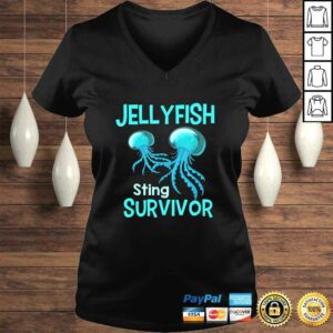 Jellyfish Sting Survivor Funny Sarcastic Injury TShirt 1 Jellyfish Sting Survivor Funny Sarcastic Injury TShirt 2