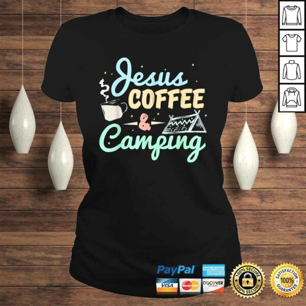 Jesus Coffee and Camping Shirt Camping TShirt