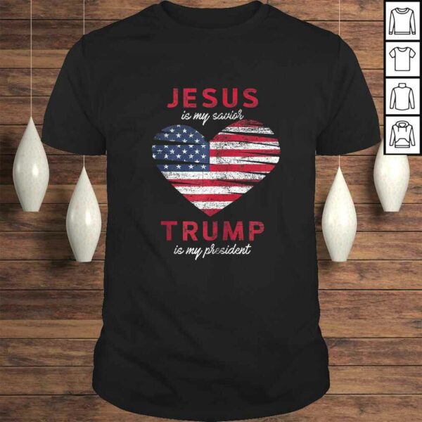 Jesus Is My Savior Trump Is My President – Donald Trump Zip Hoodie