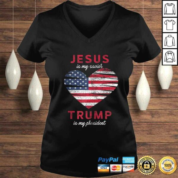 Jesus Is My Savior Trump Is My President – Donald Trump Zip Hoodie