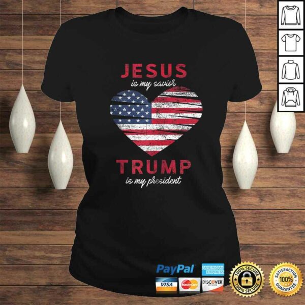 Jesus Is My Savior Trump Is My President – Donald Trump Zip Hoodie