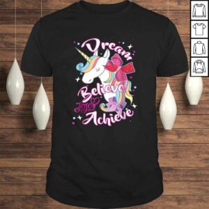 JoJo Siwa Dream Believe Achieve Unicorn Graphic Shirt JoJo Siwa Dream Believe Achieve Unicorn Graphic Shirt