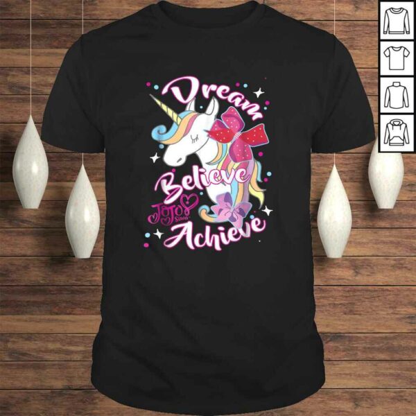 JoJo Siwa Dream Believe Achieve Unicorn Graphic Shirt