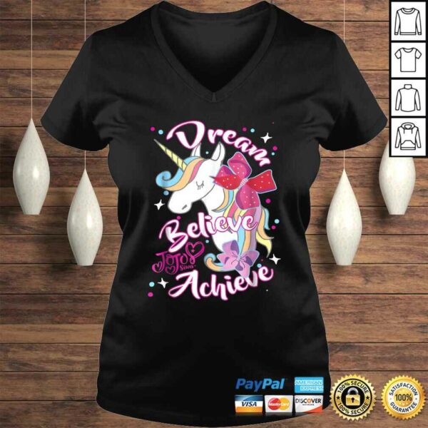 JoJo Siwa Dream Believe Achieve Unicorn Graphic Shirt