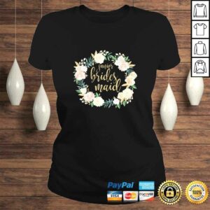 Junior Bridesmaid Blush Floral Wreath TShirt Gift 2 Junior Bridesmaid Blush Floral Wreath TShirt Gift 3