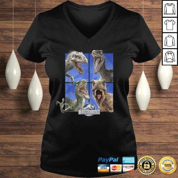 Jurassic World Group Of 4 Dinosaur Roars Graphic Shirt