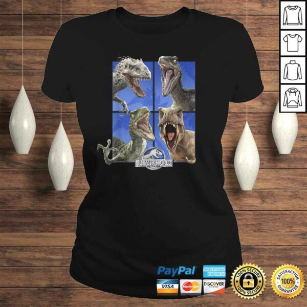 Jurassic World Group Of 4 Dinosaur Roars Graphic Shirt