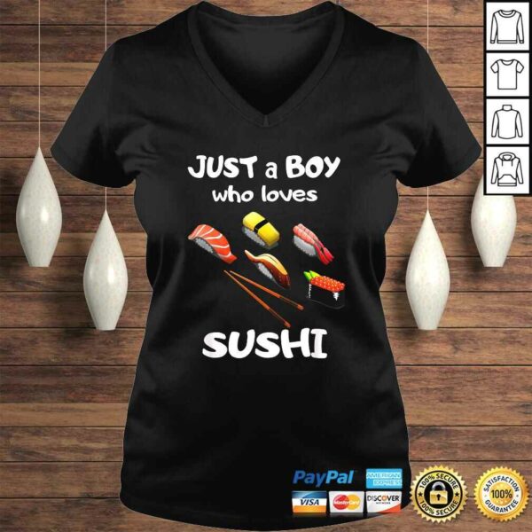 Just A Boy Who Loves Sushi Shirt – Boy Toddler Sushi Lover TShirt