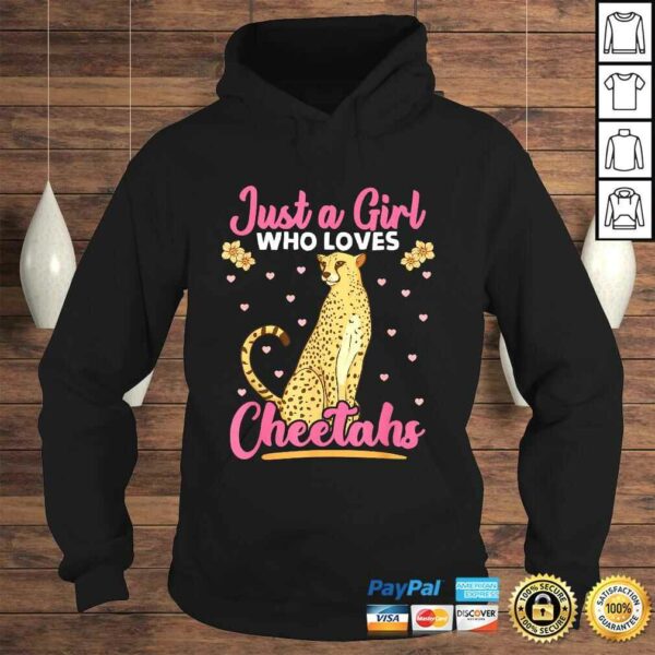 Just A Girl Who Loves Cheetahs African Savanna Zookeeper TShirt