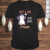 Just A Girl Who Loves Penguins Shirt, Funny Penguins TShirt