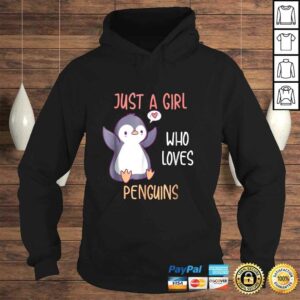 Just A Girl Who Loves Penguins Shirt, Funny Penguins TShirt 3 Just A Girl Who Loves Penguins Shirt Funny Penguins TShirt 4