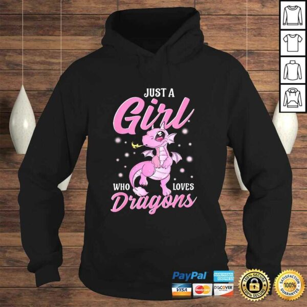 Just a Girl Who Loves Dragons Funny TShirt Gift