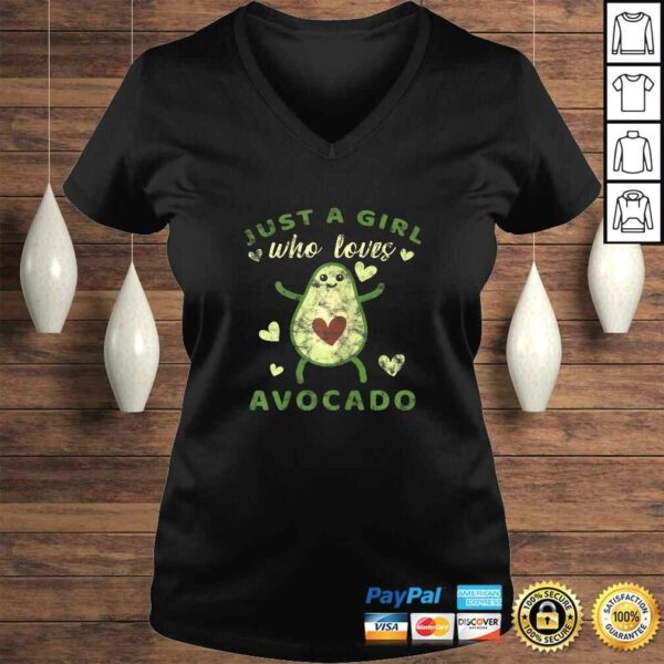 Just a Girl who Loves Avocado Funny Guacamole Vegan Shirt