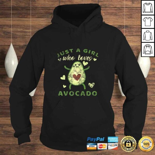 Just a Girl who Loves Avocado Funny Guacamole Vegan Shirt