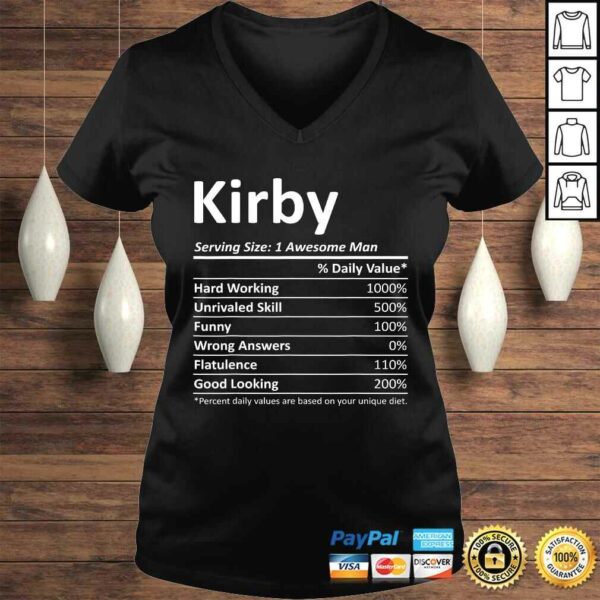 KIRBY Nutrition Funny Birthday Personalized Name Gift Idea Gift TShirt