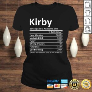 KIRBY Nutrition Funny Birthday Personalized Name Gift Idea Gift TShirt 2 KIRBY Nutrition Funny Birthday Personalized Name Gift Idea Gift TShirt 3