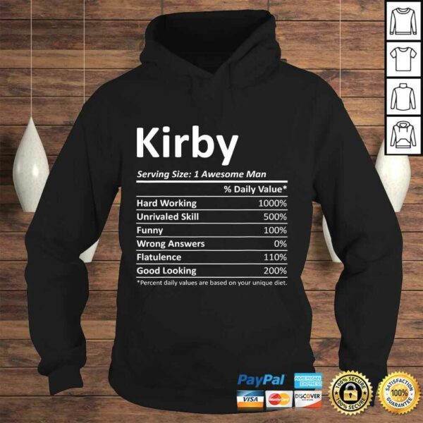 KIRBY Nutrition Funny Birthday Personalized Name Gift Idea Gift TShirt