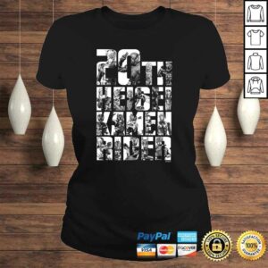 Kamen Rider Heisei Catchphrase 20th Anniversary TShirt 2 Kamen Rider Heisei Catchphrase 20th Anniversary TShirt 3