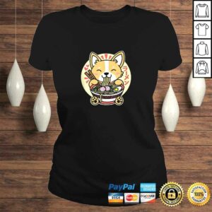 Kawaii Ramen Cute Anime Dog Corgi Japanese Noodles Drk TShirt 2 Kawaii Ramen Cute Anime Dog Corgi Japanese Noodles Drk TShirt 3