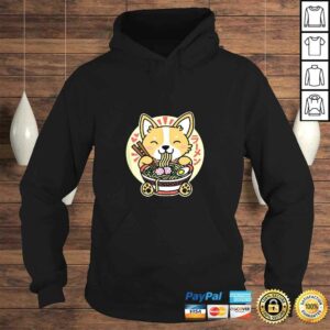 Kawaii Ramen Cute Anime Dog Corgi Japanese Noodles Drk TShirt 3 Kawaii Ramen Cute Anime Dog Corgi Japanese Noodles Drk TShirt 4
