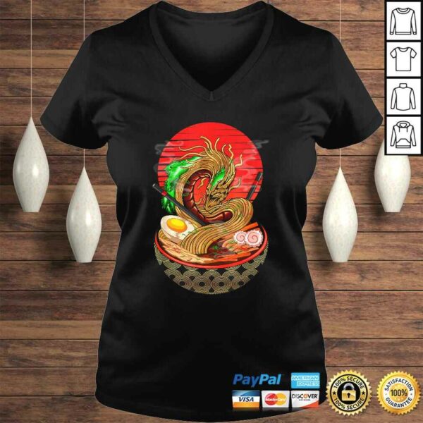 Kawaii Ramen Shirt Funny Japanese Asian Noodles Dragon TShirt