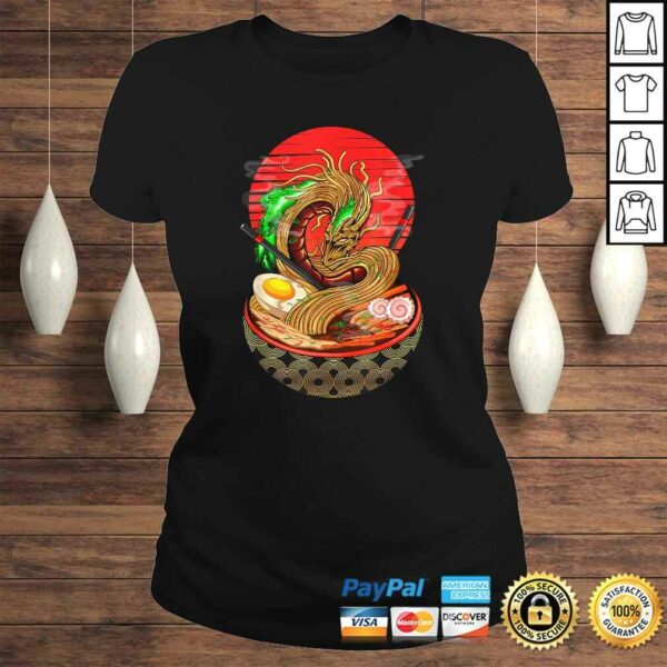 Kawaii Ramen Shirt Funny Japanese Asian Noodles Dragon TShirt